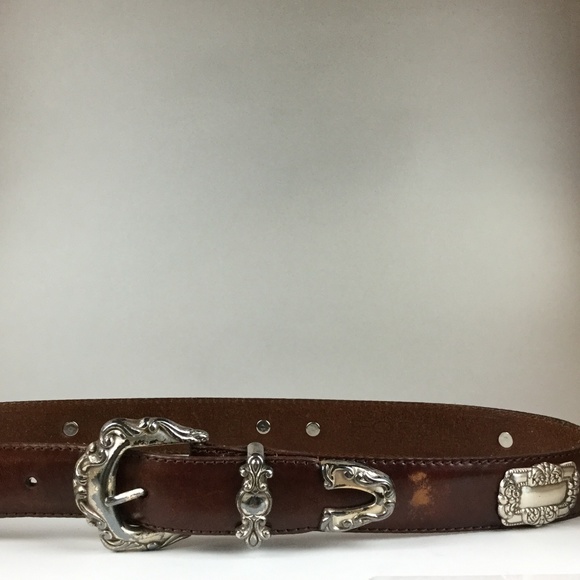 Fossil Leather Belt with Embellished hardware - Picture 8 of 8